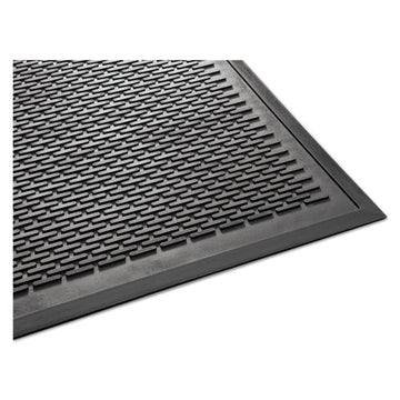 Guardian Clean Step Outdoor Rubber Scraper Mat, Polypropylene, 48 X 72, Black freeshipping - TVN Wholesale